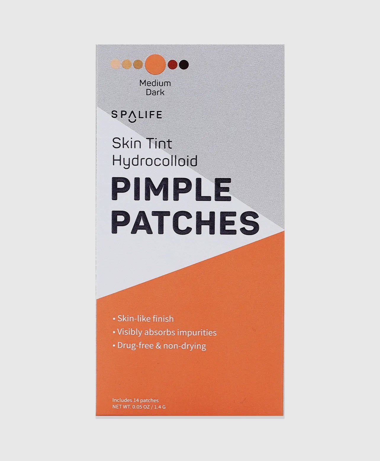 Patchs boutons - Hydrocolloïde - Medium Dark