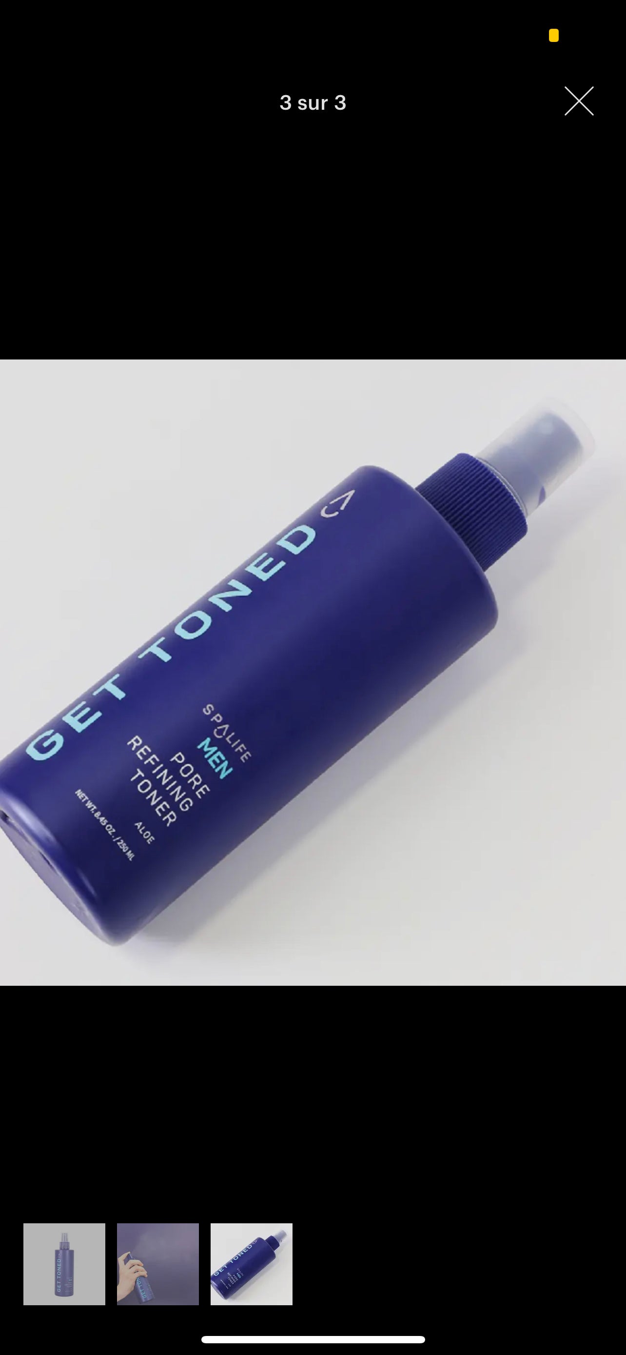 Lotion tonique- Get Toned - Men (250ml)