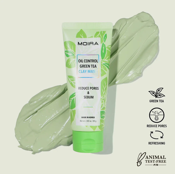Masque à l’argile - Thé vert oil control - Moira Cosmetics