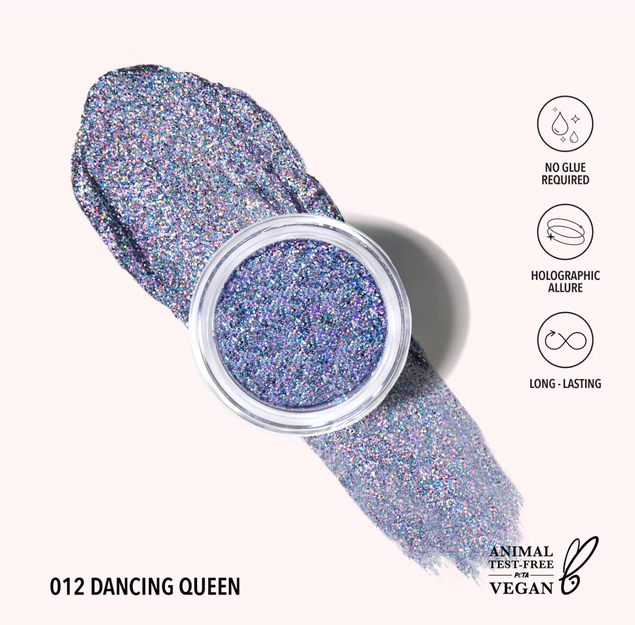 Gel à paillettes holographique - 012 Dancing Queen