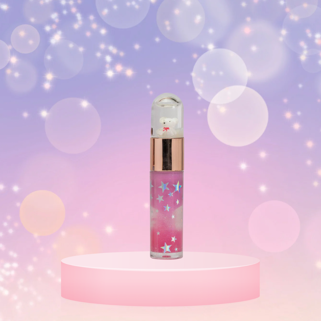 Gloss effet pailleté Bear collection - Martinelia - Fraise