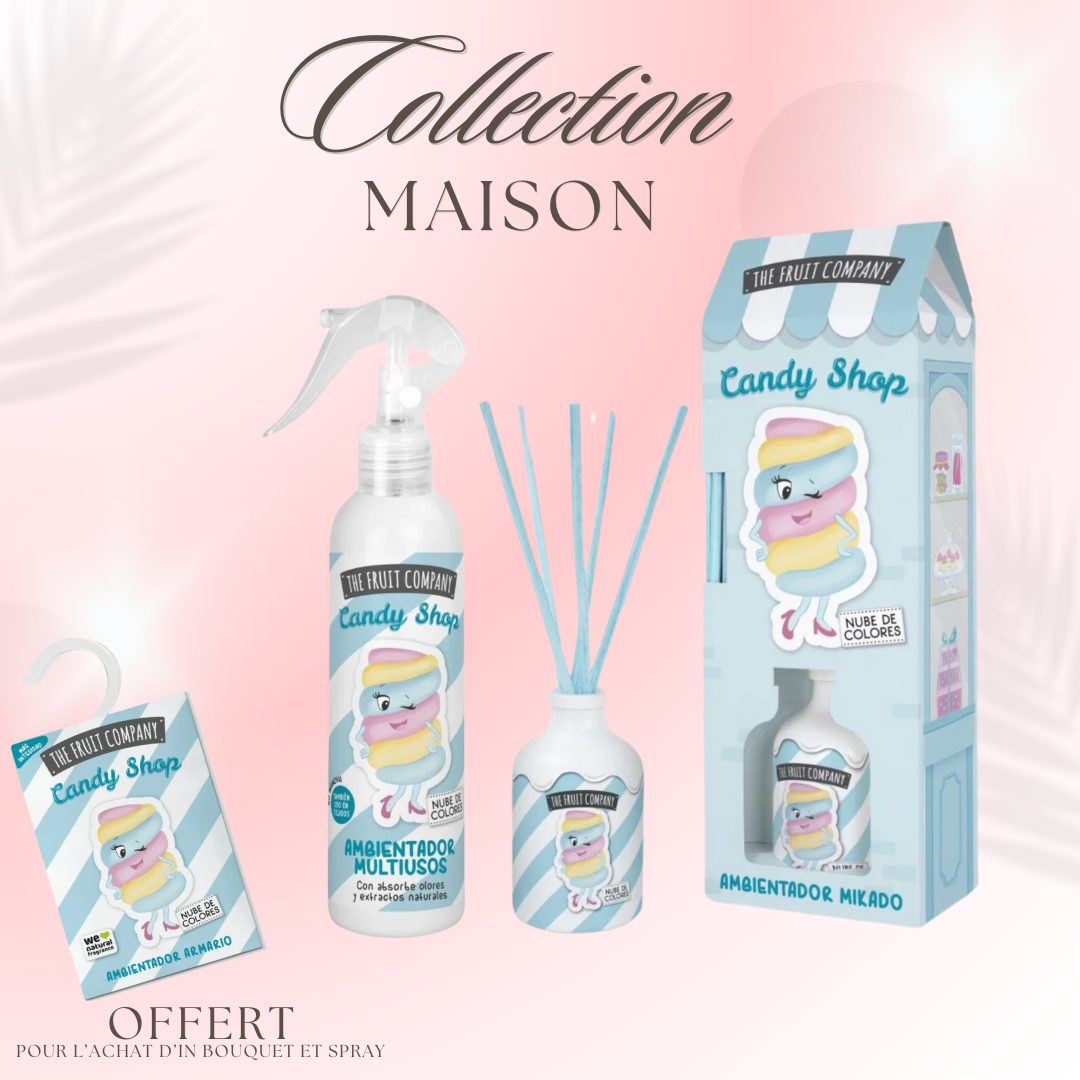 Spray ambiance air et tissu - Marshmallow - The Fruit Company 250ml