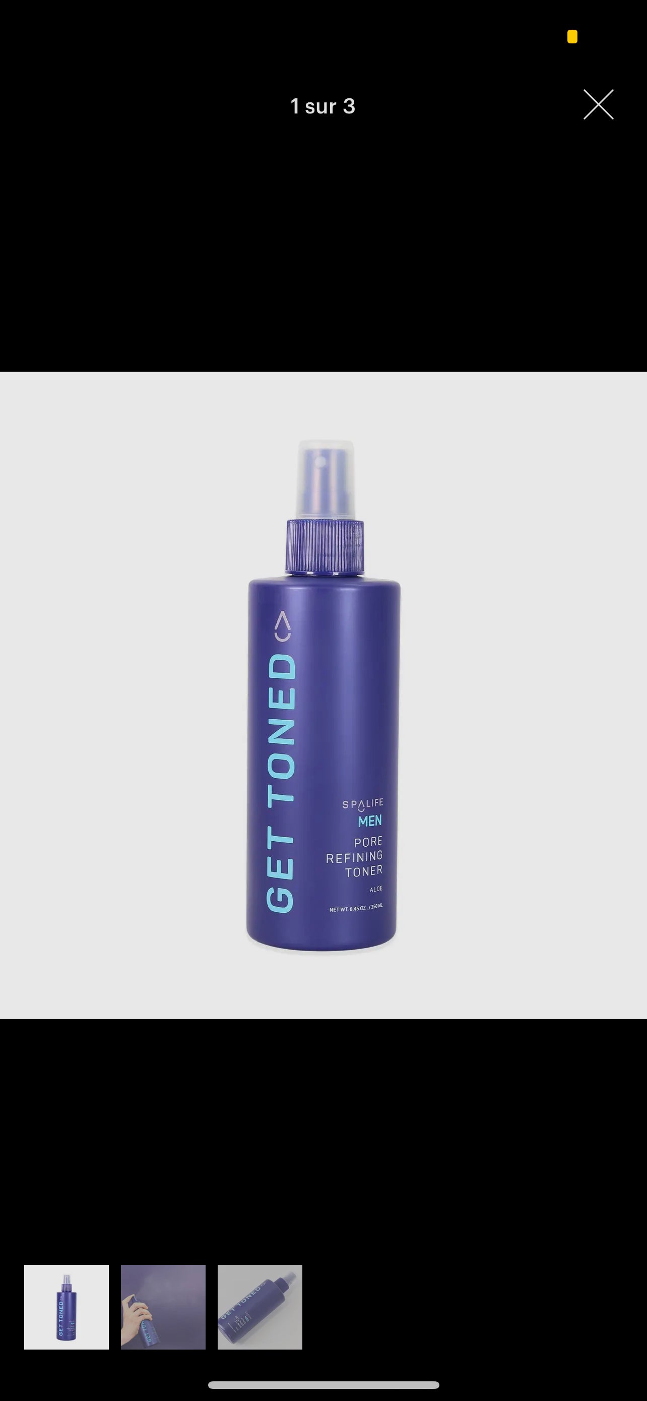 Lotion tonique- Get Toned - Men (250ml)