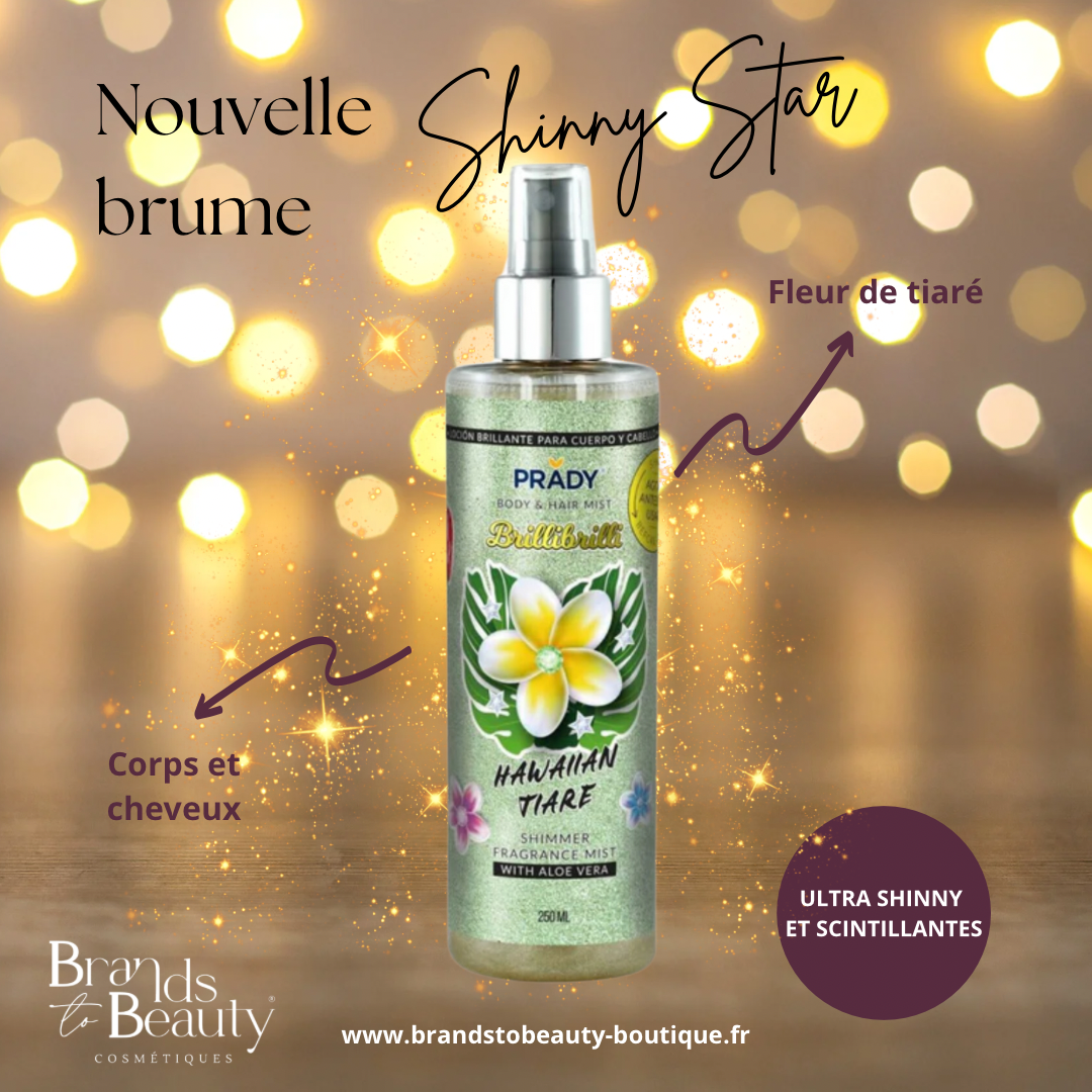 Brume Scintillante pailletée Hawaian tiaré - Prady 250ml