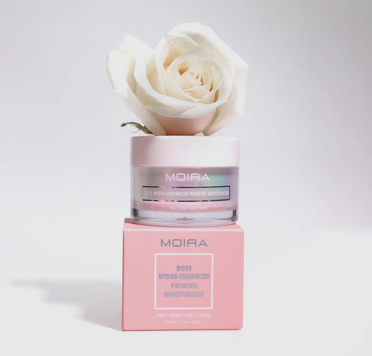 Crème Primer hydratante - Rose et Niacinamide - Moira cosmetics