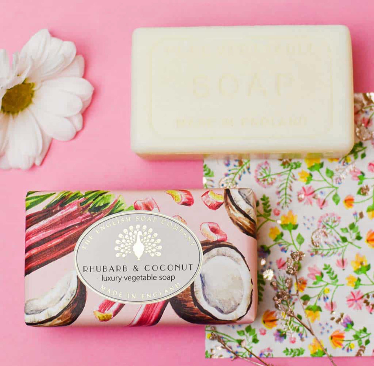 Savon Coco et Rhubarbe- Vintage collection