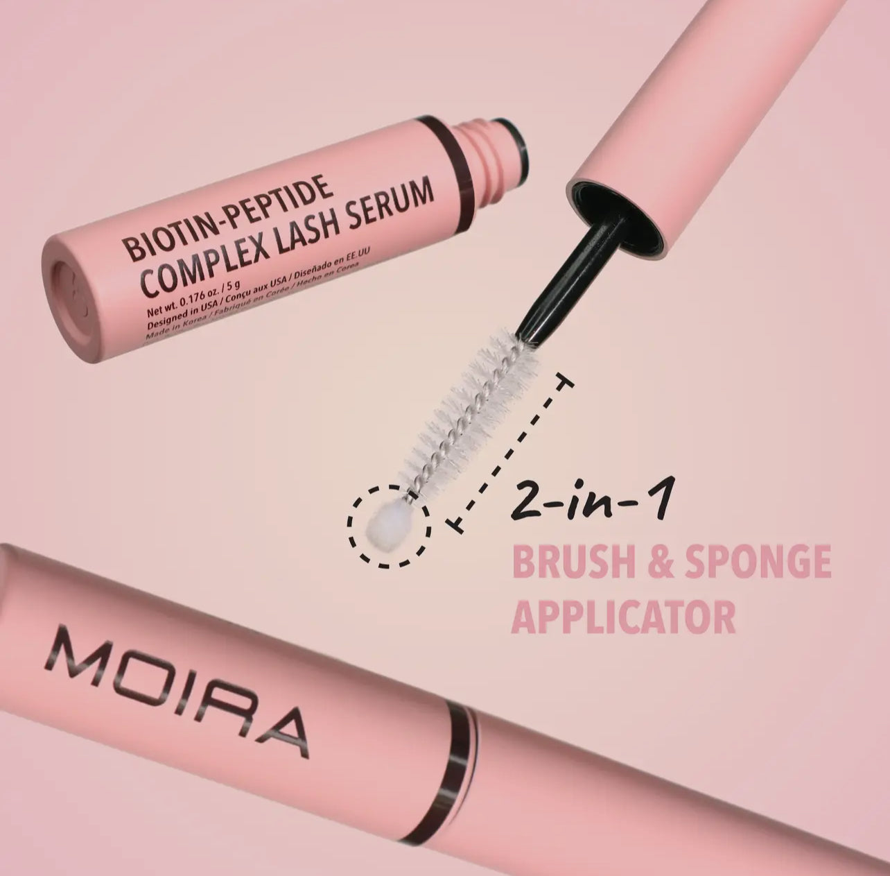 Sérum cils -Complexe Biotine - Peptide- Moira cosmetics