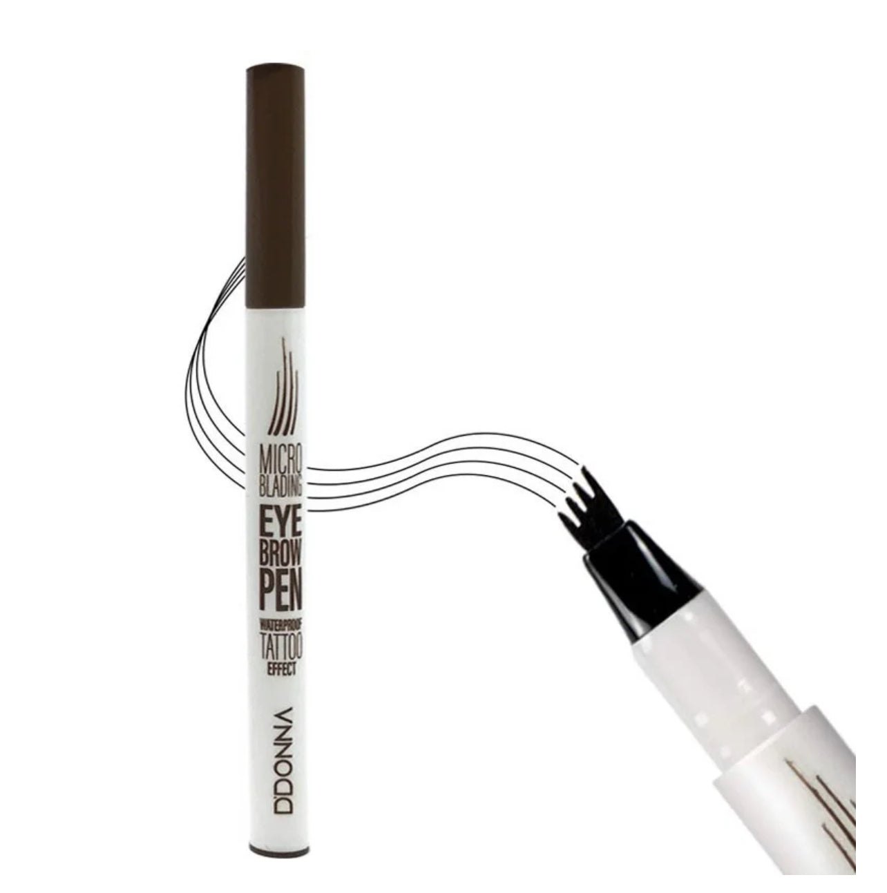 Feutre sourcils Microblading poil à poil restructurant waterproof - Brun