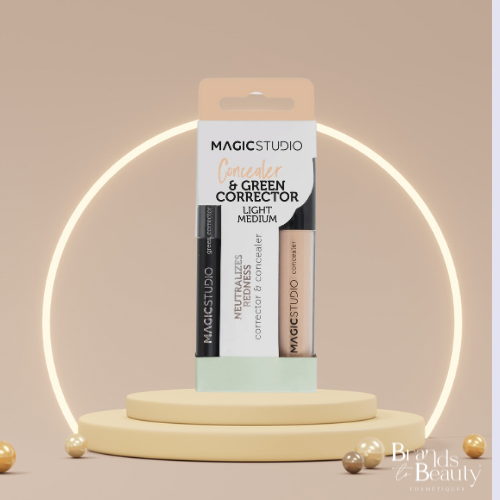 Concealer et correcteur vert - Light Medium