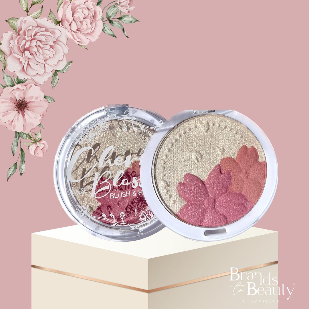 Blush & Highlighter - Blossom - 2 Pink Gold