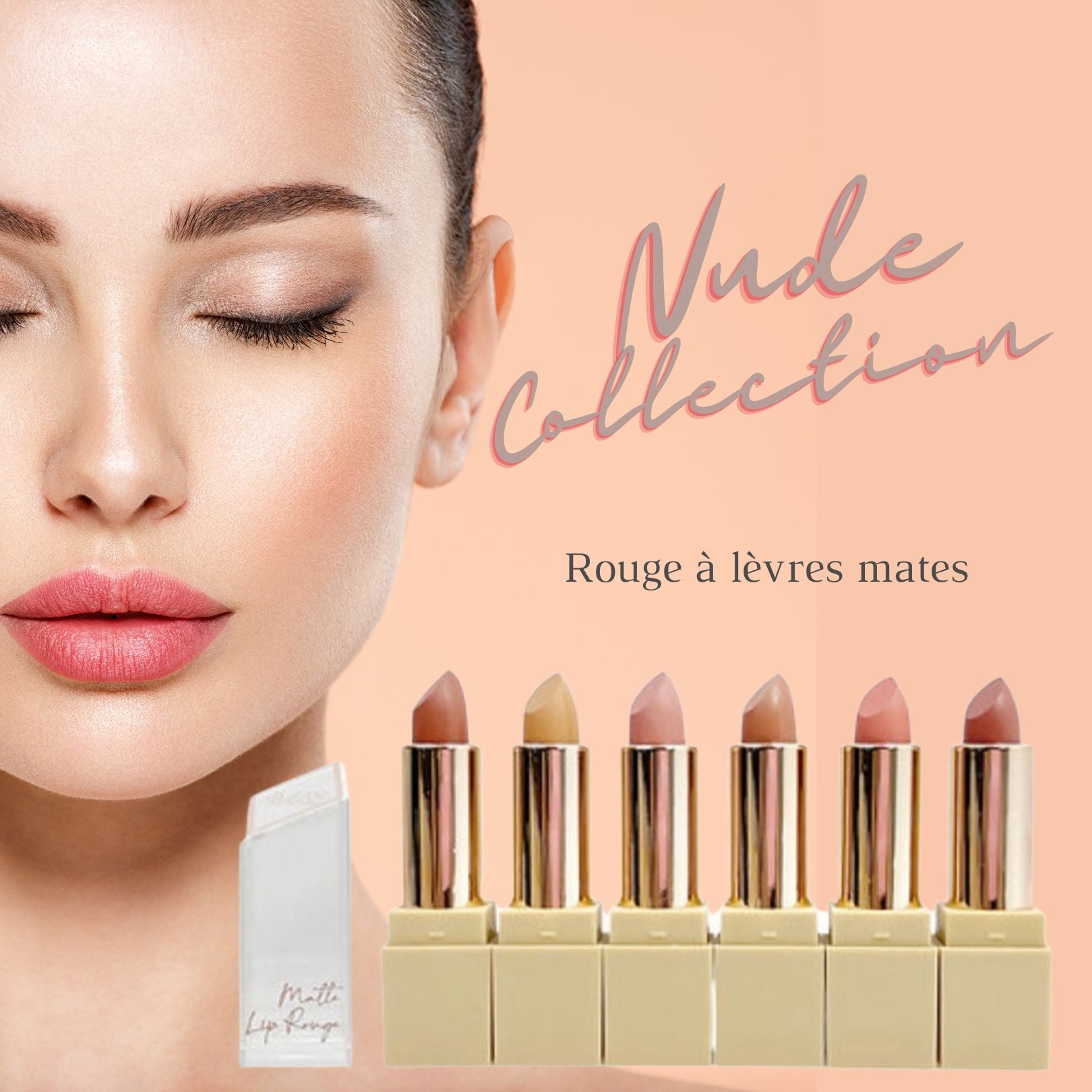 Nude Collection - Rouge à lèvres mat - 1 Laced up