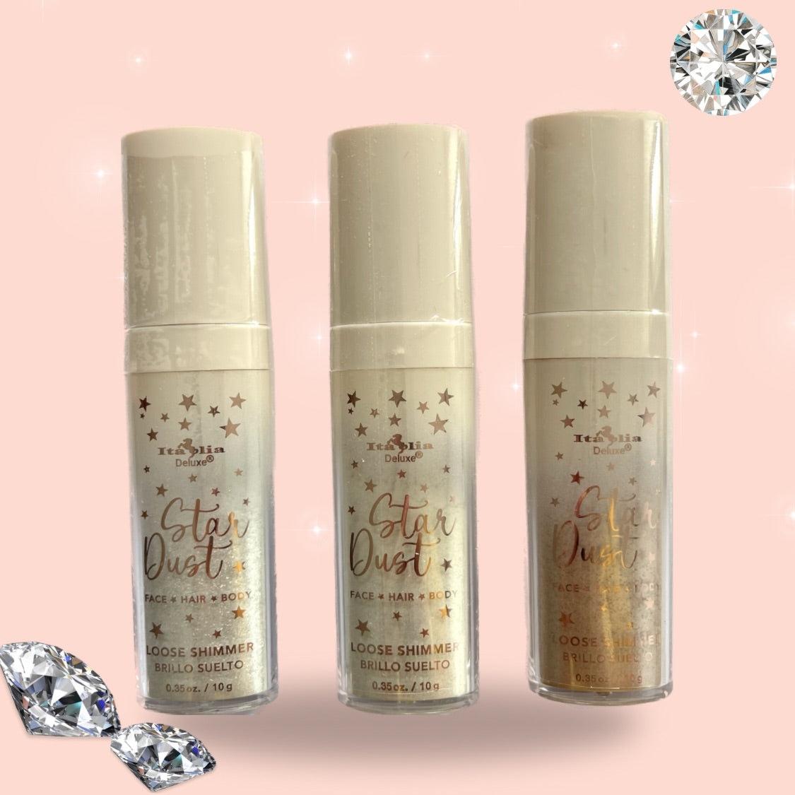 Poudre de fées - Highlighters surligneur scintillant - neige givrée