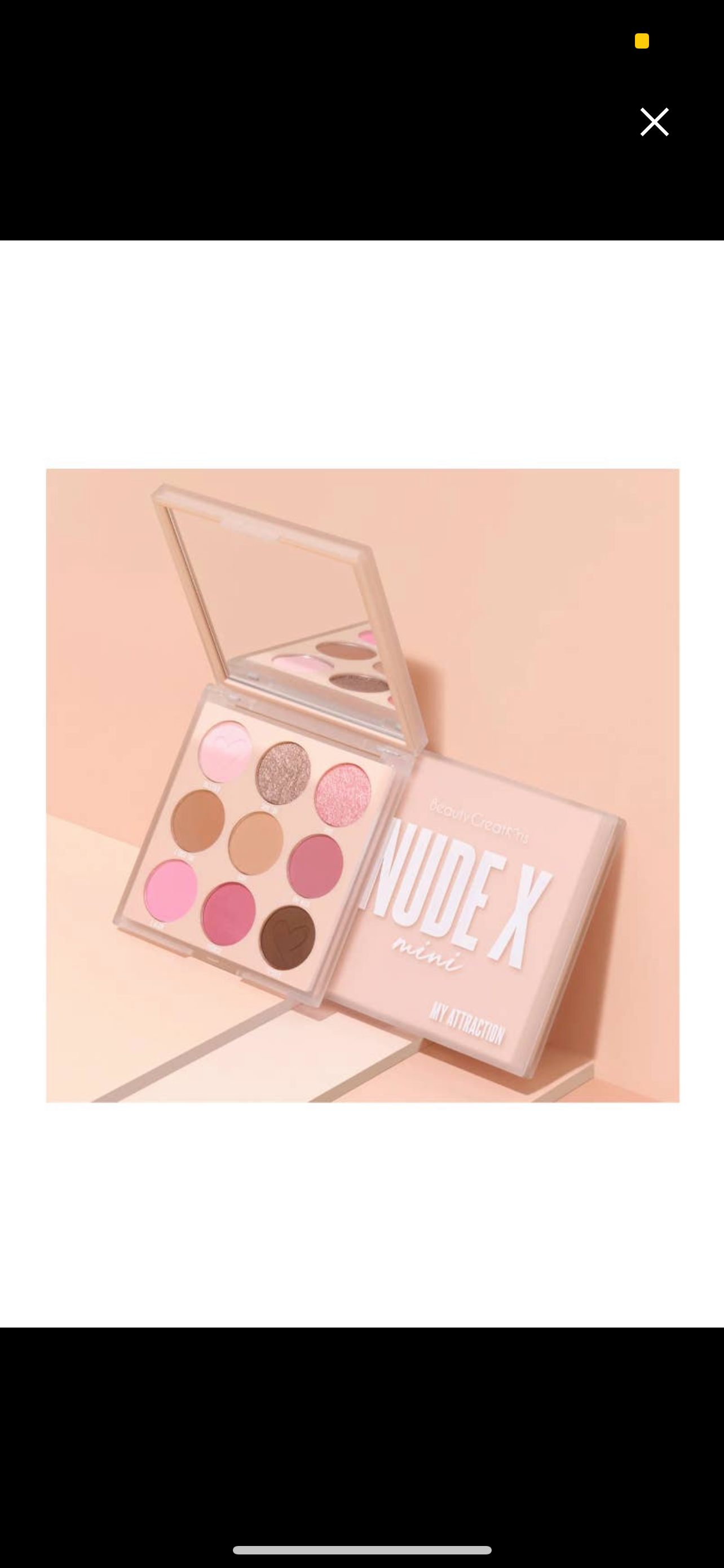 Nude collection - Palette Nude X Beauty Creation - My Attraction