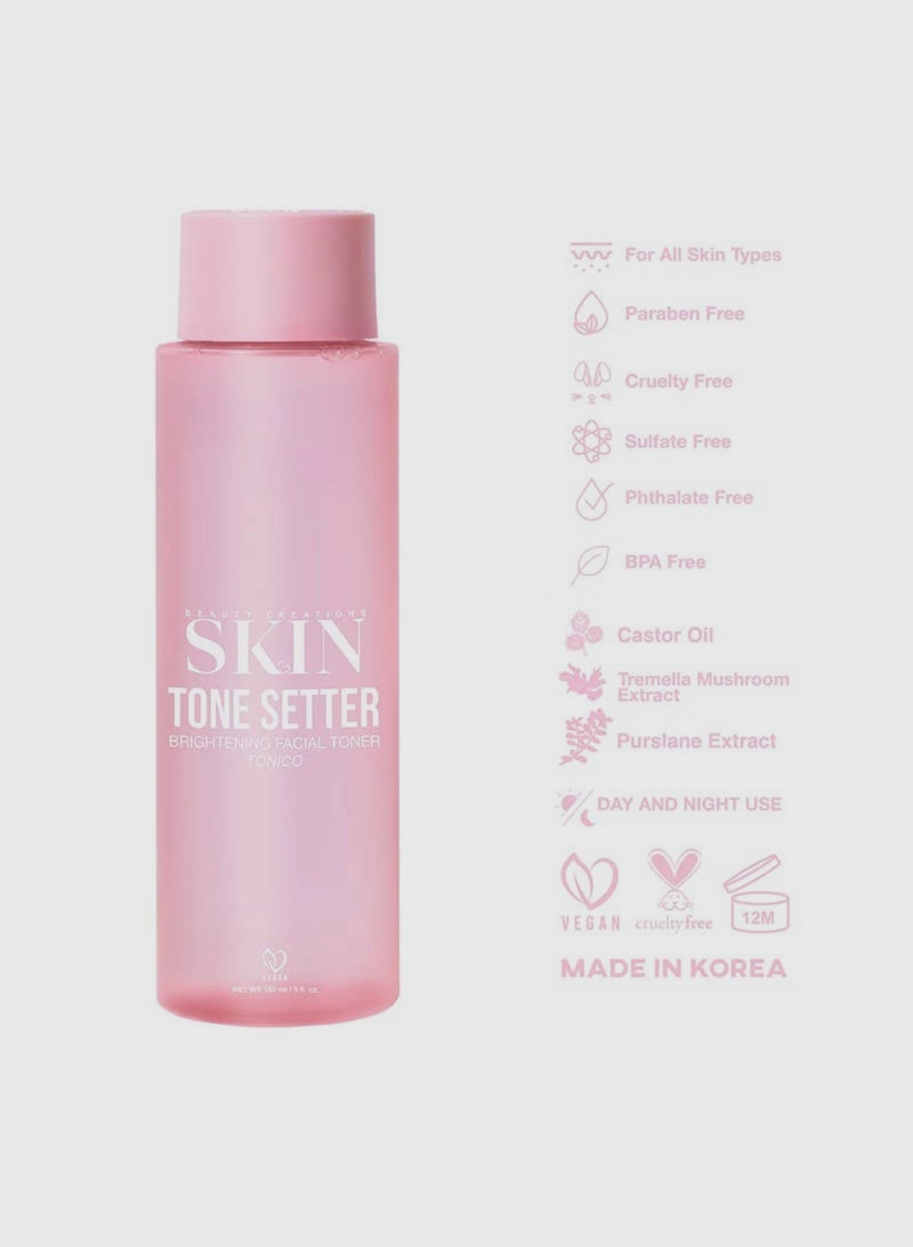 Tone Setter - Lotion tonique - Beauty creations