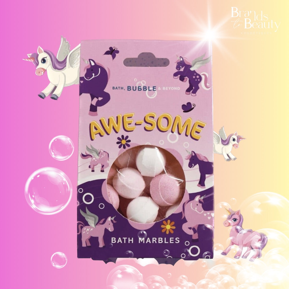 LICORNE - Coffret mini bombes de bain effervescentes