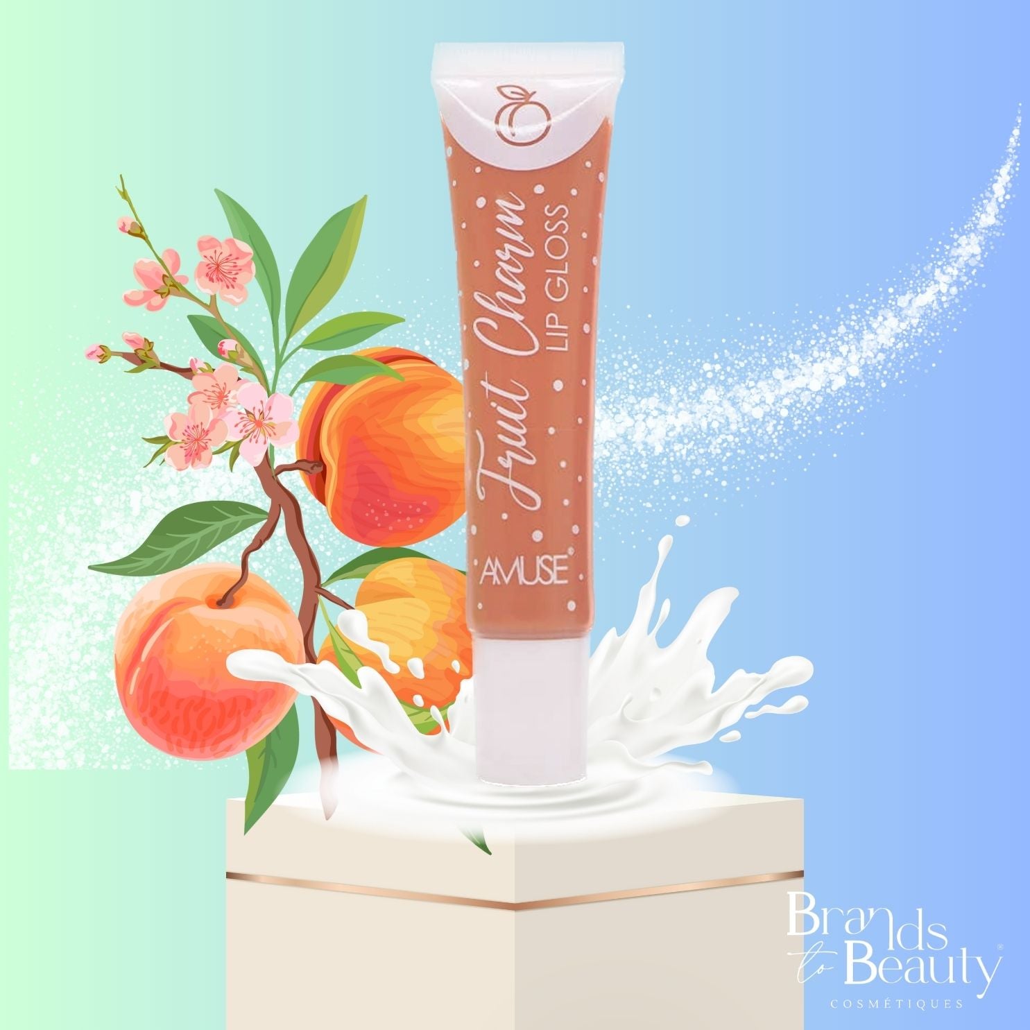 Gloss parfumé fruité - Pêche