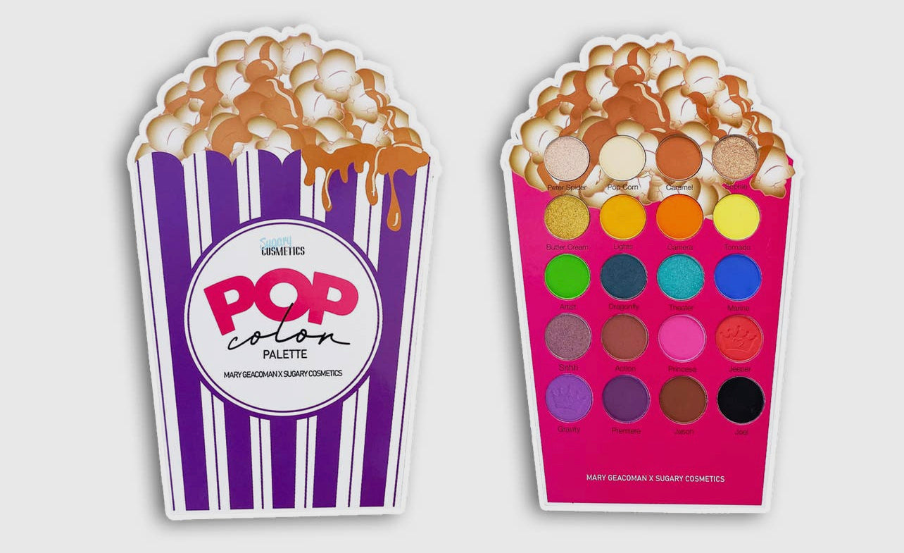 Pop Color - palette de 20 fards - Sugary Cosmetics