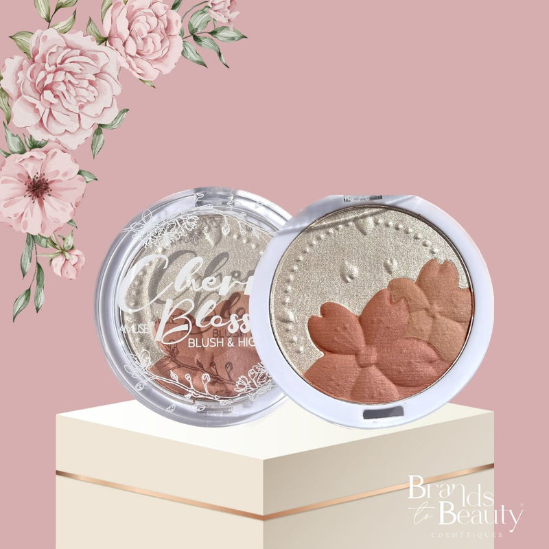 Blush Highlighter Blossom 1 Bronze Golden Brands to Beauty