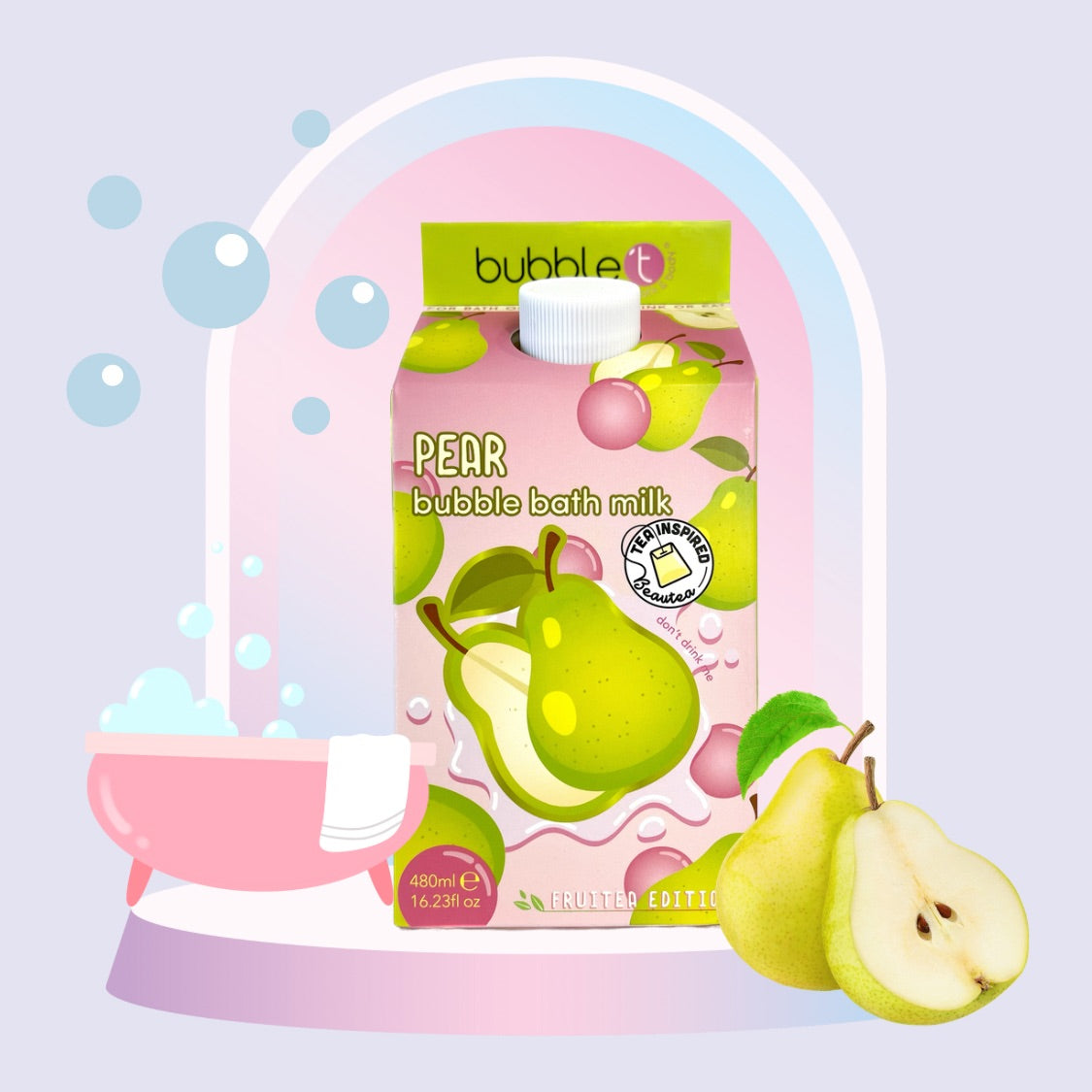 Lait de douche et bain édition limitée - Fruitea Poire