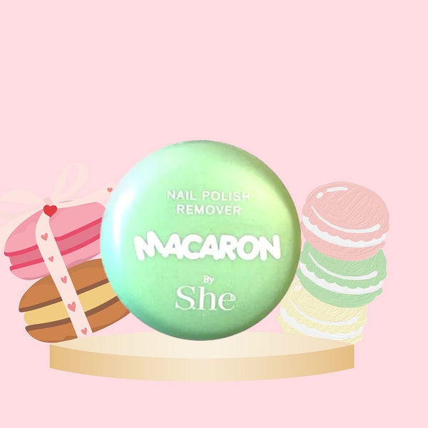 Macaron dissolvant - Vert