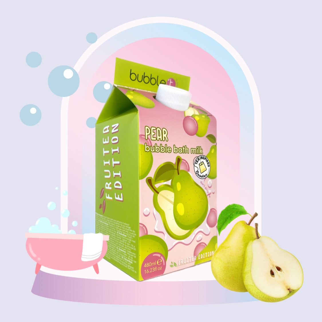 Lait de douche et bain édition limitée - Fruitea Poire