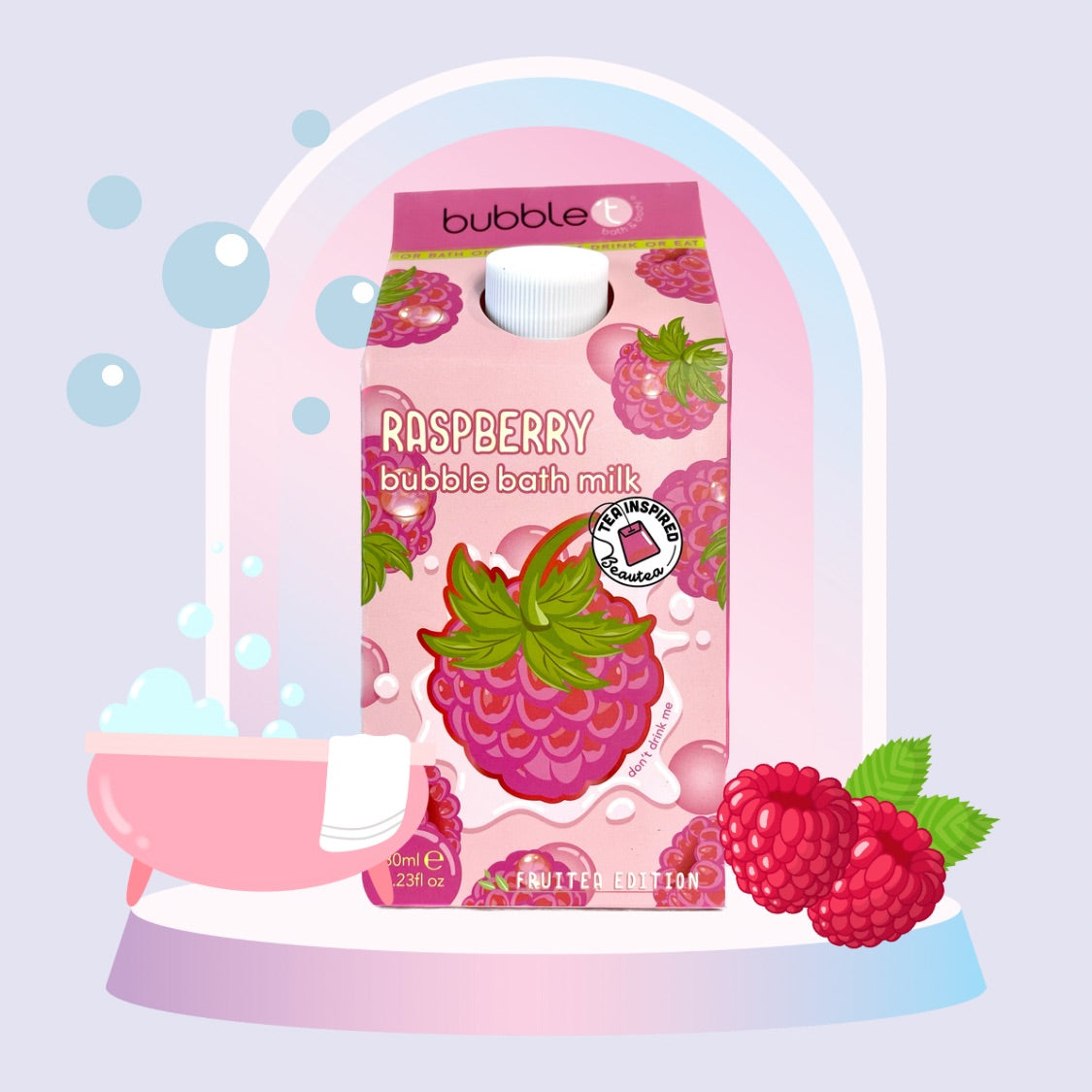 Lait de douche et bain édition limitée - Fruitea framboise