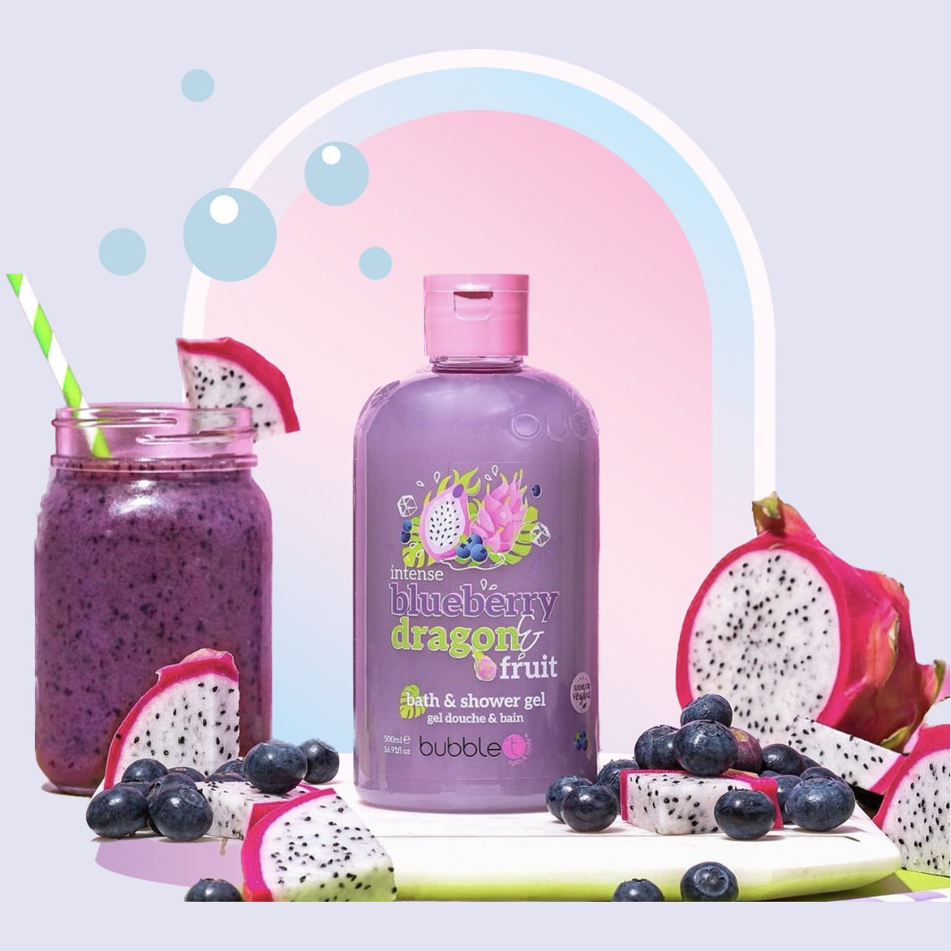 Gel douche & Bain - Myrtilles et Fruit du Dragon